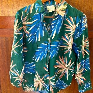Trovata birds of paradise blouse, NWOT